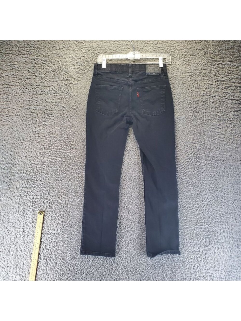 Levis Jeans Boys 14 Regular Black 511 Stretch Denim Slim Straight